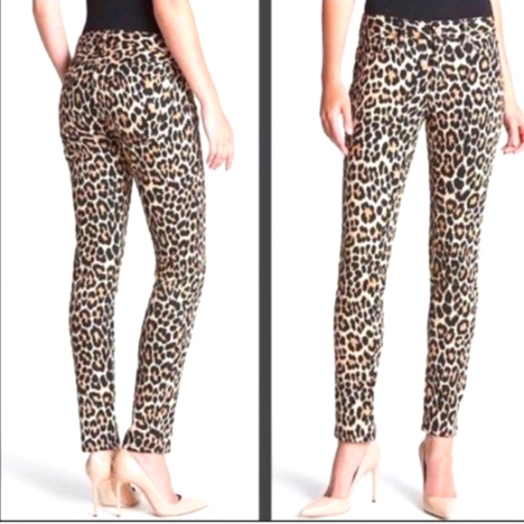 Kate Spade Leopard Print Skinny Jeans - Picture 2 of 9
